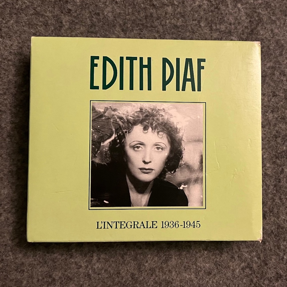 EDITH PIAF L'Integrale 1936-1945 [Box] (CD, Oct-1988, 4 Discs, Verve)